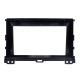 Noir Double Din 2009 Toyota Prado 120 Autoradio Fascia CD Garniture Tableau de Bord Panneau Stéréo Lecteur Cadre