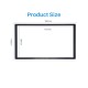 Universal Noir 173 * 98mm Double Din Honda Accord Civic CR-V HR-V Odyssey Prelude automobile Car Radio Fascia Lecteur Support tableau de bord Garniture Installez Cadre DVD