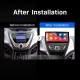 Android 10.0 Carplay 10,25 pouces 1920 * 720 Full Fit Screen pour 2014 2015 2016 2017 Hyundai Elantra Radio de navigation GPS avec Bluetooth