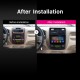 2007-2017 Kia Sportage Manuel A / C Android 11.0 Radio de navigation GPS 9 pouces Bluetooth Bluetooth HD à écran tactile USB Support de musique Carplay Support de commande au volant