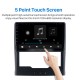 Android 14.0 HD Écran tactile 9 pouces pour 2019 Sepah Pride Auto A/C Radio Système de navigation GPS avec prise en charge Bluetooth Carplay Caméra arrière