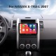 Pour NISSAN X-TRAIL 2007 Radio Android 13.0 HD Écran tactile Système de navigation GPS de 10,1 pouces avec prise en charge WIFI Bluetooth Carplay DVR