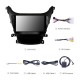 9 pouces Android 14.0 pour 2014 Hyundai Elantra RHD Système de navigation GPS stéréo avec caméra de recul à écran tactile Bluetooth OBD2 DVR HD