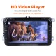 Android 10.0 8 pouces HD Lecteur DVD à écran tactile pour 2006-2012 VW VOLKSWAGEN MAGOTAN Radio de navigation GPS USB WIFI Bluetooth Mirror Link 1080P