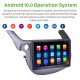 2007 2008 2009-2013 Honda Fit Conducteur gauche 10.1 pouces Android 13.0 HD 1024 * 600 Système de navigation GPS à écran tactile avec Bluetooth WIFI Lien miroir Commande au volant