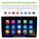 10,1 pouces HD 1024 * 600 HD écran tactile Android 13.0 Navigation GPS universelle Bluetooth Prise en charge du système audio de voiture Lien miroir WiFi Caméra de recul DVR DAB + Commande au volant