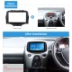 Black Double Din 2014 2015 Toyota Aygo Car Panel Radio Fascia Adaptateur Audio Stéréo Cadre Installer