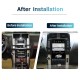 16 pouces Android 9.0 pour 2010-2013 Toyota Prado Radio de navigation GPS avec Bluetooth HD Écran tactile Prise en charge WIFI TPMS DVR Carplay Caméra de recul DAB+