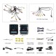 Radio de navigation GPS à écran tactile HD Android 10.0 de 12,1 pouces pour 2005 2006 2007 2008-2015 TOYOTA Tacoma avec prise en charge Bluetooth Carplay Caméra TPMS AHD