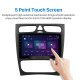 Au tableau de bord Radio BENZ C CLASS (W203) 2002-2004 BENZ CLK-CLASS (W209) 2002-2006 Android 13.0 Navigation GPS Bluetooth WIFI 1080P Système audio USB Prise en charge Caméra de recul DVR OBD2 TPMS