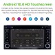 Radio de navigation GPS 6.2 pouces Android 10.0 pour Toyota Vitz Echo RAV4 Hilux Terios 1996-2018 avec prise en charge Bluetooth Carplay à écran tactile HD TV numérique