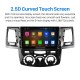 Écran tactile HD 9 pouces Android 13.0 pour 2005 TOYOTA FORTUNER VIGO HILUX MANUEL Radio AC Système de navigation GPS Prise en charge Bluetooth Carplay Caméra de recul