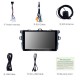 Écran tactile HD 9 pouces Android 11.0 pour 2006 2007 2008 2009 2010 2011 Toyota Corolla Radio Système de navigation GPS Bluetooth Caméra de recul Commande au volant 3G WIFI 1080P