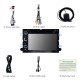 7 pouces 2006-2009 Ford Fusion / Explorer 2007-2009 Edge / Expedition / Mustang Android 10.0 Radio de navigation GPS Bluetooth HD Écran tactile WIFI Support Carplay Caméra de recul