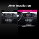 9 pouces écran tactile 2017 KIA PEGAS LHD Android 11.0 Autoradio Navigation GPS Unité principale Bluetooth musique USB Soutien OBD Carplay Caméra de recul 1080P Lecteur de DVD 4G Wifi