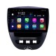 10,1 pouces Android 10.0 2005-2014 radio de navigation GPS avec GPS Bluetooth et écran tactile tactile Ayigo Toyota Aygo avec support TPMS DVR Carplay SWC
