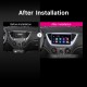 Écran tactile HD 9 pouces Android 10.0 Radio de navigation GPS pour 2016 Hyundai Verna avec Bluetooth AUX Music support DVR Carplay OBD commande au volant