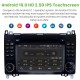 7 pouces Android 10.0 Radio de navigation GPS pour 2006-2012 Mercedes Benz Viano Vito Bluetooth HD Écran tactile Carplay USB AUX support DVR 1080P Vidéo