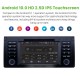 7 pouces Android 10.0 Radio de navigation GPS pour 1996-2003 BMW Série 5 E39 avec USB AUX Bluetooth Wifi HD Écran tactile Carplay support TPMS TV numérique