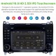 7 pouces Android 10.0 Radio de navigation GPS pour 2004-2012 Mercedes Benz Classe A W169 A150 A160 A170 avec Carplay Bluetooth HD Écran tactile WIFI USB support Mirror Link