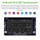 6.2 pouces Navigation GPS Radio universelle Android 10.0 Bluetooth HD Écran tactile AUX Carplay Music support 1080P Digital TV Caméra de recul