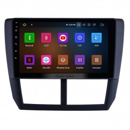 Android 13.0 para 2008-2012 Subaru Forester Sistema de navegación GPS con pantalla táctil HD de 9 pulgadas con soporte Bluetooth Carplay Control del volante DVR