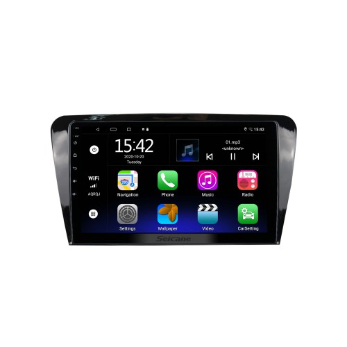 10,1 pulgadas Android 10,0 para 2013 SKODA OCTAVIA sistema de navegación GPS estéreo con pantalla táctil Bluetooth compatible con cámara de visión trasera
