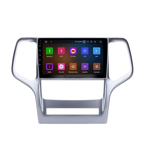 2008 2009 2010 2011 2012 Jeep Grand Cherokee 9 pulgadas Andriod 13.0 HD Pantalla táctil Radio para automóvil Sistema de navegación GPS con soporte Bluetooth Carplay