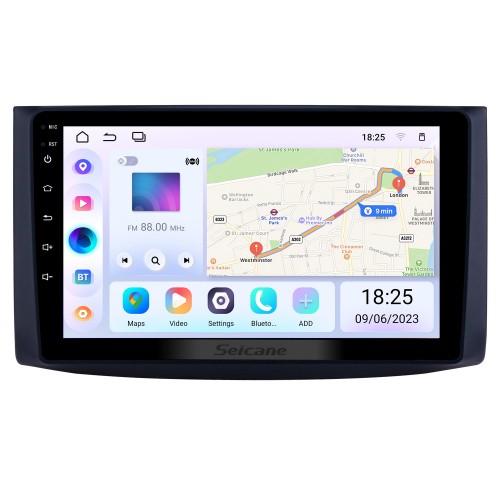 Radio de navegación GPS Android 13.0 de 9 pulgadas para 2006-2011 Chevrolet Captiva/Epica 2007-2011 Chevrolet Aveo/ Lova Bluetooth HD Soporte de pantalla táctil Carplay DVR
