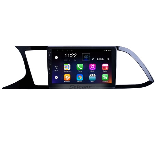 Pantalla táctil HD de 9 pulgadas para 2018 Seat Leon Radio Android 13.0 Sistema de navegación GPS con AUX WIFI Soporte Bluetooth Carplay