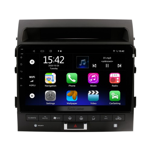 OEM 10.1 pulgadas Android 13.0 Radio para 2006-2015 TOYOTA LAND CRUISER Bluetooth HD Pantalla táctil Soporte de navegación GPS Carplay Cámara trasera TPMS