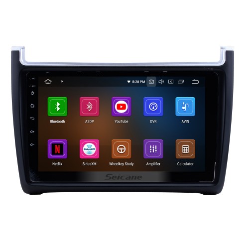 2012-2015 VW Volkswagen POLO 9 pulgadas Android 13.0 HD 1024 * 600 Pantalla táctil Radio Navegación GPS Bluetooth Música Audio USB WIFI 1080P Enlace espejo Cámara de respaldo SWC Carplay