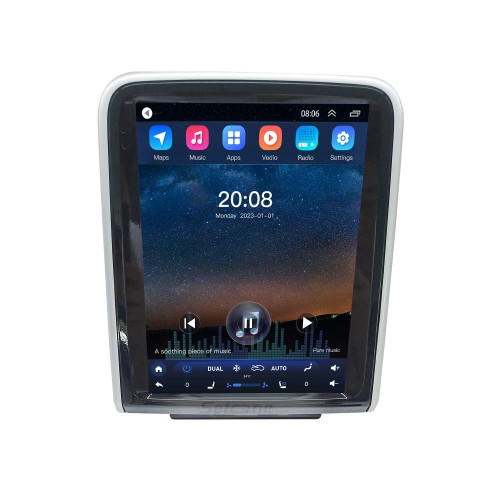 9.7 pulgadas para 2017-2021 Chery ants Radio Android 10.0 Sistema de navegación GPS con Bluetooth HD Pantalla táctil AUX Carplay compatible con TV digital OBD 2 DSP TPMS Cámara de respaldo
