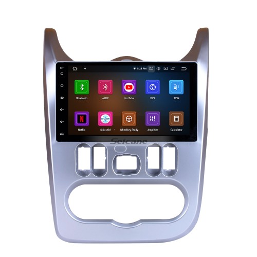 9 pulgadas Android 13.0 HD Pantalla táctil Radio Navegación GPS para 2009-2013 Renault duster logan Estéreo Bluetooth Soporte 4G Cámara de visión trasera Control del volante