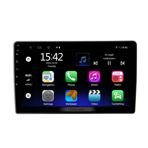 10,1 pulgadas Android 10,0 para NISSAN X-TRAIL 2007 Radio sistema de navegación GPS con pantalla táctil HD Bluetooth compatible con Carplay OBD2