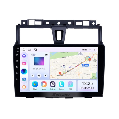 Android 14.0 9 pulgadas HD Pantalla táctil Radio de navegación GPS para 2014-2016 Geely Emgrand EC7 con Bluetooth AUX soporte Carplay DVR SWC