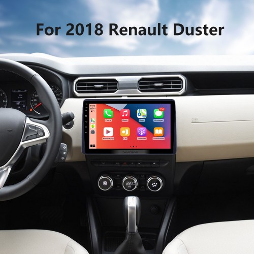 Radio Android 12,0 de 10,1 pulgadas para 2018 Renault Duster Bluetooth WIFI HD pantalla táctil navegación GPS Carplay soporte USB TPMS DAB +