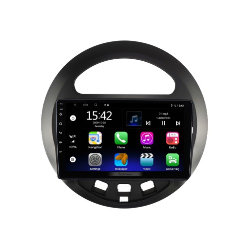 Android 13.0 de 9 pulgadas para 2009 2010 2011 2012 2013-2016 GEELY PANDA Sistema de navegación GPS estéreo con soporte de pantalla táctil Bluetooth Cámara de visión trasera