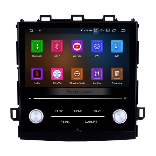 Pantalla táctil HD de 8 pulgadas Android 12.0 2018 Subaru XV Unidad principal de radio estéreo para automóvil Navegación GPS Soporte de música Bluetooth WIFI OBD2 Cámara de visión trasera Control del volante