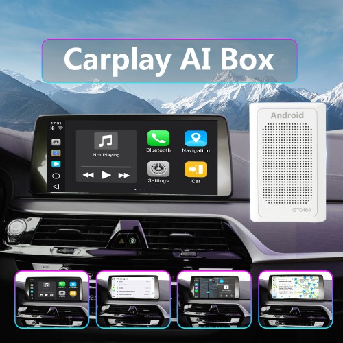 Carplay AI Box 2 + 32G para Factory Carplay compatible con BMW Mercedes Benz Audi Peugeot VW Android 10.0 USB Box Adapter