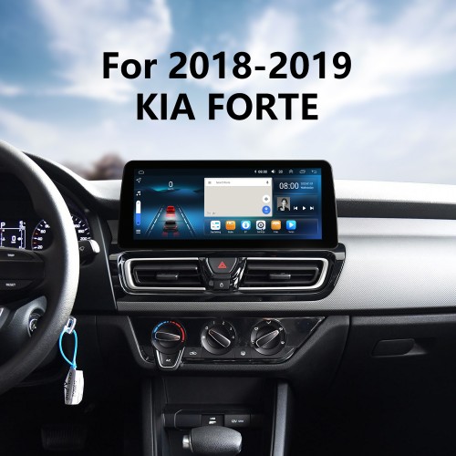 Android 12.0 Carplay Pantalla de ajuste completo de 12.3 pulgadas para 2018 2019 KIA FORTE Radio de navegación GPS con bluetooth