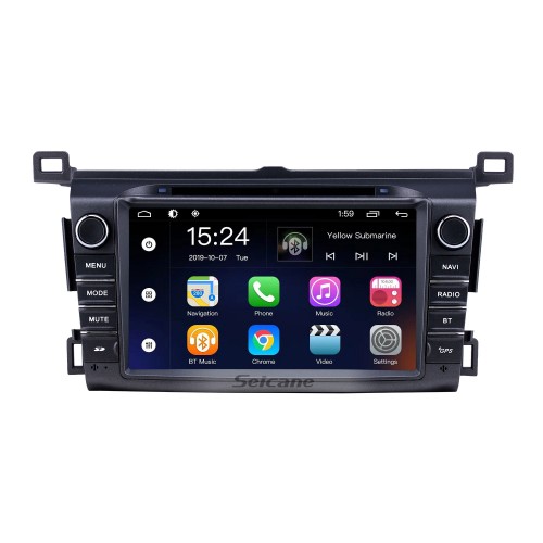 8 pulgadas Android 9.0 para 2006 2007 2008-2013 Radio Toyota RAV4 con pantalla táctil HD Sistema de navegación GPS Soporte Bluetooth Carplay