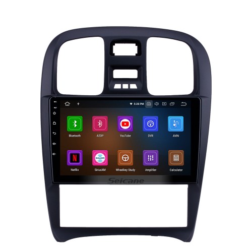 OEM 8 pulgadas Android 13.0 Radio para 2003-2009 Hyundai Sonata Bluetooth HD Pantalla táctil GPS Navegación Carplay compatible con cámara retrovisora