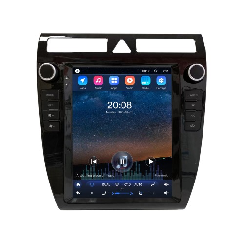 Pantalla táctil HD para 2004 AUDI A6 Radio Android 10.0 Sistema de navegación GPS de 9.7 pulgadas con soporte USB Bluetooth TV digital Carplay