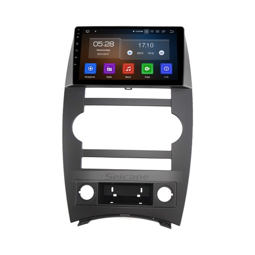 Pantalla táctil HD de 9 pulgadas para 2007-2008 Jeep Commander Estéreo Navegación GPS para automóvil Estéreo Bluetooth Soporte de radio para automóvil OBD2