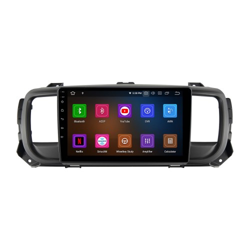 Pantalla táctil HD de 9 pulgadas para el estéreo del coche estéreo Citroen Jumpy Space Tourer 2016 con soporte Bluetooth Control del volante