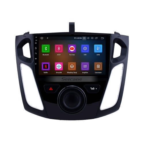 9 pulgadas 2012-2015 Ford Focus pantalla 1024x600 táctil sistema de navegación GPS Android 5.0.1 con OBD2 AUX RDS reserva de la cámara de la pantalla táctil de música Bluetooth USB de TV digital DVR control del volante