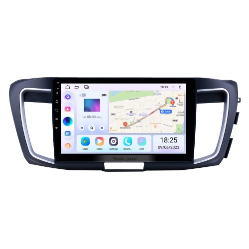 Para HONDA ACCORD RHD 2013 Radio Android 14.0 HD Pantalla táctil Sistema de navegación GPS de 10.1 pulgadas con soporte Bluetooth Carplay DVR