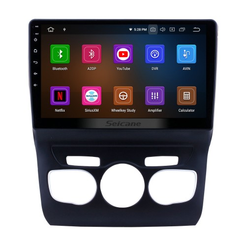 2013 2014 2015 2016 CITROEN C4L LHD 10.1 pulgadas HD Pantalla táctil Android 13.0 Bluetooth Radio con sistema de navegación GPS Mirror link Cámara retrovisora Control del volante 4G WIFI USB Carplay