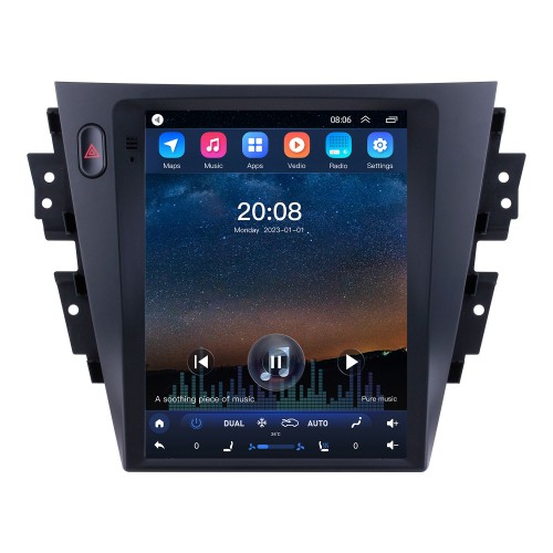 9.7 pulgadas para 2016 SGMW S1 Android Radio Navegación GPS con pantalla táctil HD Bluetooth AUX WIFI compatible con Carplay DVR OBD2